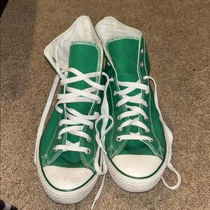 Converse Men’s Green High-Top Sneakers